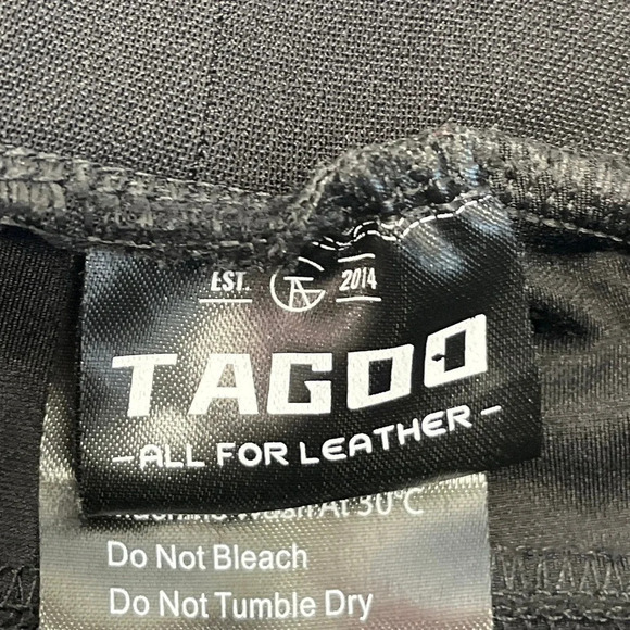 Tagoo Womens Size L Black Nylon Straight Legging Pants - Picture 3 of 8